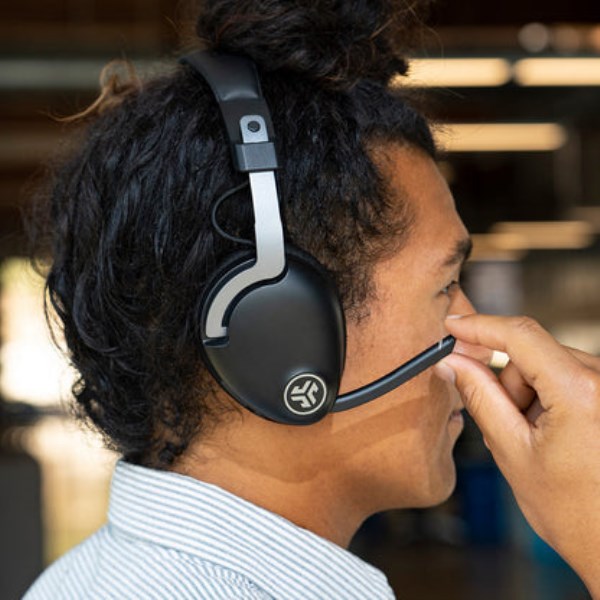 Black Jlab JBuds Work Wireless - Over-Ear Headset | xtIh0P5I9bO