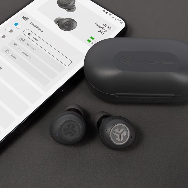 Graphite Jlab Hear OTC Hearing Health Earbuds | xUyL3deieDA