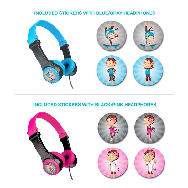 Gray Jlab Jbuddies Folding Kids Headphones | pkoNxM4nxme