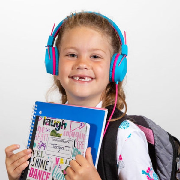 Pink Jlab Jbuddies Studio - On-ear Wired Kids Headphones | piD9KUCZdKd