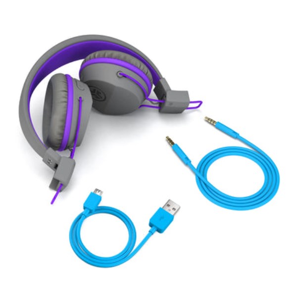 Purple Jlab Jbuddies Studio Wireless & Wired - On-ear Kids Headphones | mZrGBXvLV3m