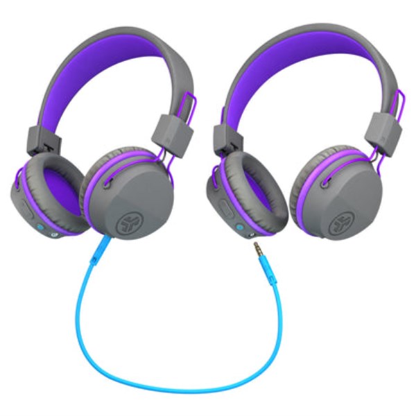 Purple Jlab Jbuddies Studio Wireless & Wired - On-ear Kids Headphones | mZrGBXvLV3m