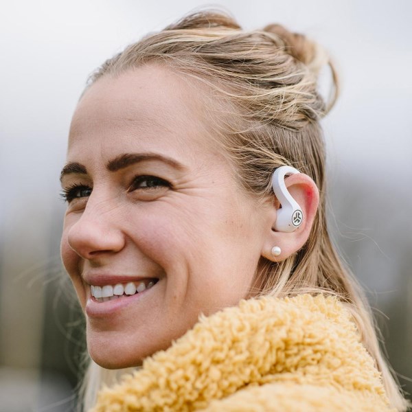 White Jlab JBuds Air Sport Sport Earbuds | SlkfYXBrD2F